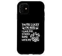 Carcasa para iPhone 11 Quédate en casa con mi Perro