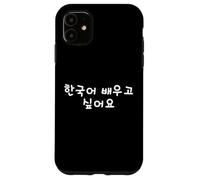 Carcasa para iPhone 11 "Quiero Aprender Coreano. Divertidas Palabras hangul