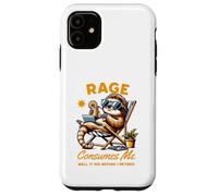 Carcasa para iPhone 11 Rage Consumes Me Well It Did Before I Retired Chilling Sloth