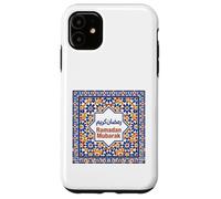 Carcasa para iPhone 11 Ramadán Mubarak Islámico Geométrico Acebo Mes Ayuno