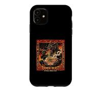 Carcasa para iPhone 11 Ramen Beast Mytical Noodle Feast Dragon Ramen