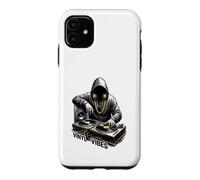 Carcasa para iPhone 11 Rap Vinyl Vibes Hip Hop DJ