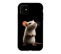 Carcasa para iPhone 11 Rata Ratón Simpático Roedores Ratón Enano Ratas Pequeñas