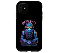 Carcasa para iPhone 11 Rave Papi EDM Music Festival Bigfoot Sasquatch Equalizer DJ