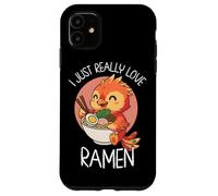 Carcasa para iPhone 11 Realmente me Encanta el Anime Ramen Phoenix Eating Noodle Bowl