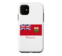 Carcasa para iPhone 11 Recuerdo de la Bandera de Ontario Canadá
