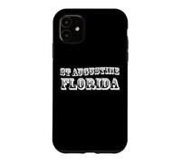Carcasa para iPhone 11 Recuerdo de San Agustín Florida Estados Unidos