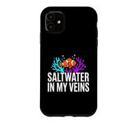 Carcasa para iPhone 11 Reef Tank Aquarist Saltwater In My Veins