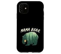 Carcasa para iPhone 11 Regalo Mama Bear In The Woods Mother Regalo para mamá