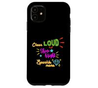 Carcasa para iPhone 11 Regalo para animadoras Cheer Cheer Loud Shine Bright