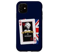 Carcasa para iPhone 11 Reina Elizabeth II - Tarjeta de Juego (Memoriam skat Royal, Reino Unido)