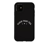 Carcasa para iPhone 11 Reloj Que Té Meme Adolescente Mentiras Tween Chismes Gen Z Argot Verdad