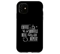 Carcasa para iPhone 11 Repetir la Oferta de café barajar Cartas Divertidas distribuidores de Casino