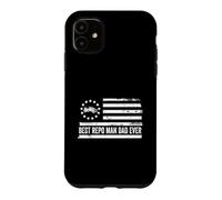 Carcasa para iPhone 11 Repo Repoman Repo Man Bandera Estadounidense patriótica Retro