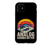 Carcasa para iPhone 11 Reproductor de Discos de Vinilo analógico Suena Mejor