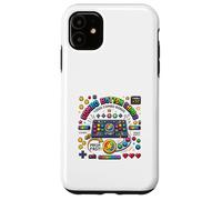 Carcasa para iPhone 11 Retro Combo Botón Smash Arcade Gamer Diseño