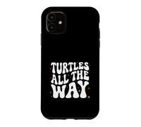 Carcasa para iPhone 11 Retro Sea Turtle Turtles All The Way Oceans Lover