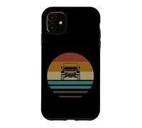 Carcasa para iPhone 11 Retro Vintage Sunset 4x4 Coche Off Road Wave