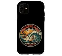 Carcasa para iPhone 11 Retro Windansea Beach La Jolla CA Surfer Wave Legend