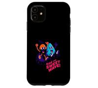Carcasa para iPhone 11 Ride The Sweet Wave, diseño Retro de neón y Frutas para Surf