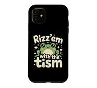 Carcasa para iPhone 11 Rizz Em' with The Tism Awesome Autism Aware Charming Teas