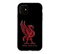 Carcasa para iPhone 11 Rojo Liverpool Inglaterra EST. 1207 Colosal Liverbird Envejecido