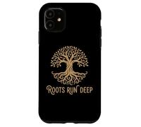 Carcasa para iPhone 11 Roots Run Deep Family Heritage Ancestry Linaje Genealogía