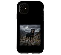 Carcasa para iPhone 11 Rottweiler Montaña Paisaje Dramático Cielo Escena al Aire Libre