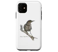 Carcasa para iPhone 11 Rufous Night Garza Hermosa Ornitología de Aves Silvestres