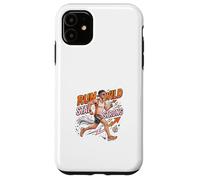 Carcasa para iPhone 11 Run Wild Stay Strong Running Motivación Diseño