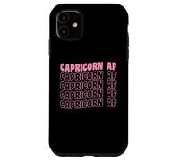 Carcasa para iPhone 11 Sagitario AF Retro Vintage Style Capricornio Signo del Zodiaco