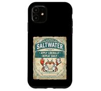 Carcasa para iPhone 11 Saltwater Doctor Crab Ocean Vintage Design