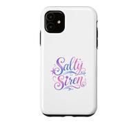 Carcasa para iPhone 11 Salty Siren Mermaid Lover Beach Coastal Ocean Cute Mermaid