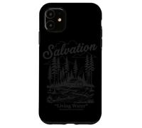 Carcasa para iPhone 11 Salvación Agua Viva Fe Cristiana Jesús Adoración Esperanza