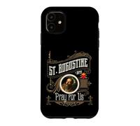 Carcasa para iPhone 11 San Agustín de Hipopótamo Orar por Nosotros Ciudad Católico