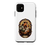 Carcasa para iPhone 11 San Antonio De Padua Reza por Nosotros Sagrado Mosaico Arte Fe