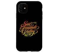 Carcasa para iPhone 11 San Fernando Valley SFV California Van Nuys 818 Retro Palm