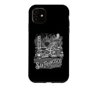 Carcasa para iPhone 11 San Francisco California SF Bay Area Skyline y Golden Gate