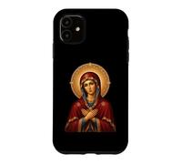 Carcasa para iPhone 11 Santo Icono Ortodoxo Oriental de la Madre María Theotokos