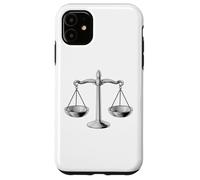 Carcasa para iPhone 11 Scales of Justice Libra Star Sign Legal Gift Abogado Juez