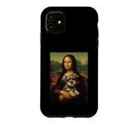 Carcasa para iPhone 11 Schnauzer Mona Lisa - Amante de Schnauzer Schnauzer Mamá