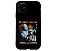 Carcasa para iPhone 11 Sci Fi Creative Synergy AI Humanos innovando Juntos