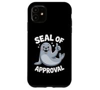 Carcasa para iPhone 11 Seal of Approval Pun Funny Seal