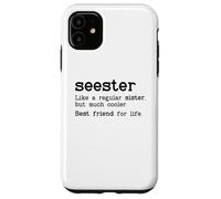 Carcasa para iPhone 11 Seester Definition Funny Sister Big Sister Best Friend Sis