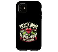 Carcasa para iPhone 11 Seguimiento de mamá pasión y Orgullo por mi Corredor