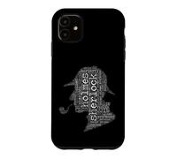 Carcasa para iPhone 11 Sherlock Holmes Palabra Nube