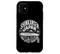 Carcasa para iPhone 11 Shinkansen Japón Vintage Bullet Train & Fuji Kanji Souvenir