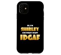 Carcasa para iPhone 11 Shirley Joke Idgaf Meme Cute Halloween Costume For Shirleys