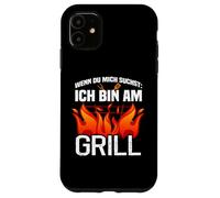 Carcasa para iPhone 11 Si du Mich suchst ich Bin Am Grill