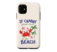 Carcasa para iPhone 11 Si está malhumorado, regrese a la Playa | Spring Break Kidcore